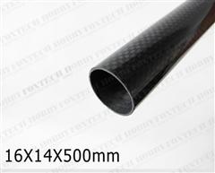 16mm 3k Carbon Fiber Tube [CF-Tube-16-14-500mm]